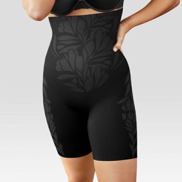 Maidenform Self Expressions Women's Lycra Fit Sense High-Waist Thigh Slimme Sz S - Picture 1 of 11